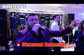 Formatia Iulian de la Vrancea – Sistemul Balmain (Manele Live 2022)
